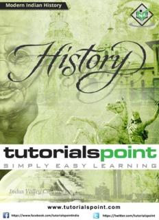 Tutorials Point Modern Indian History PDF Download