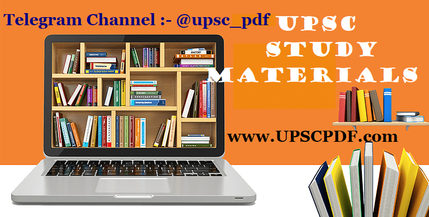 UPSC Study Material UPSCPDF