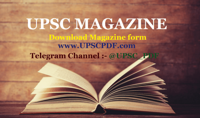 UPSC Magazine