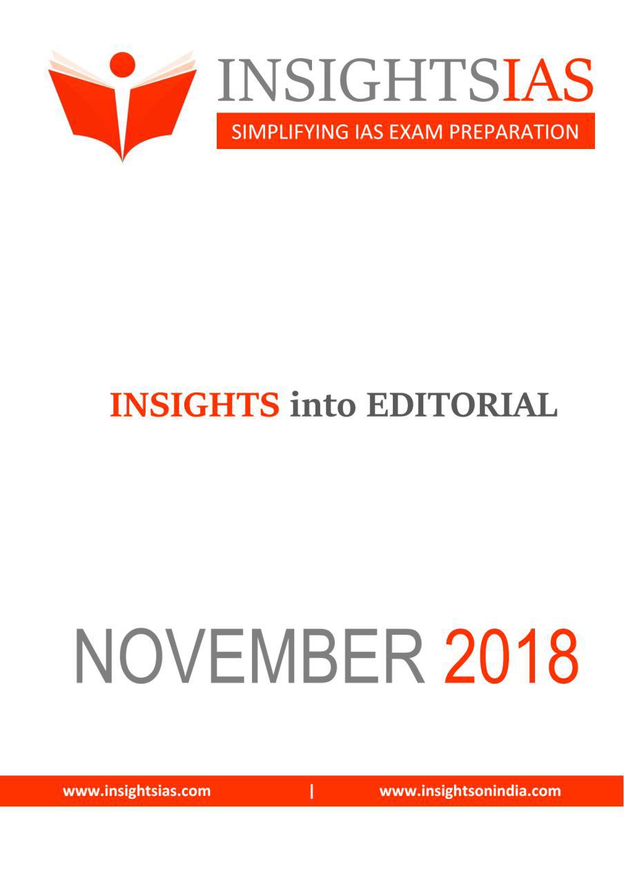 Insights IAS Editorial November 2018Insights IAS Editorial November 2018 PDF Download