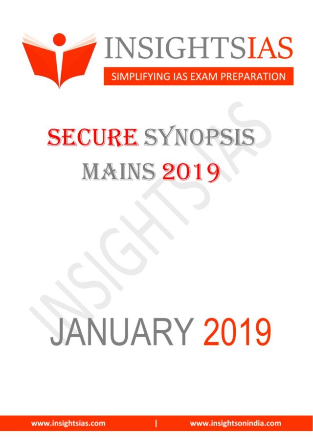 Insight IAS Secure Synopsis January 2019