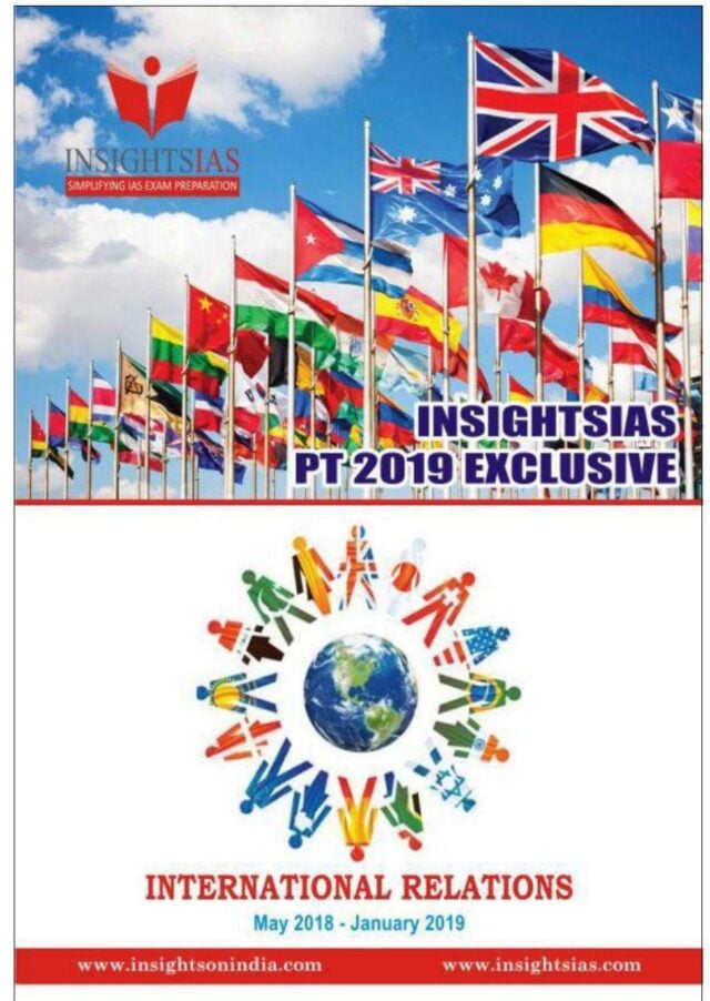Insight IAS Prelims 2019 International Relation Revision Module