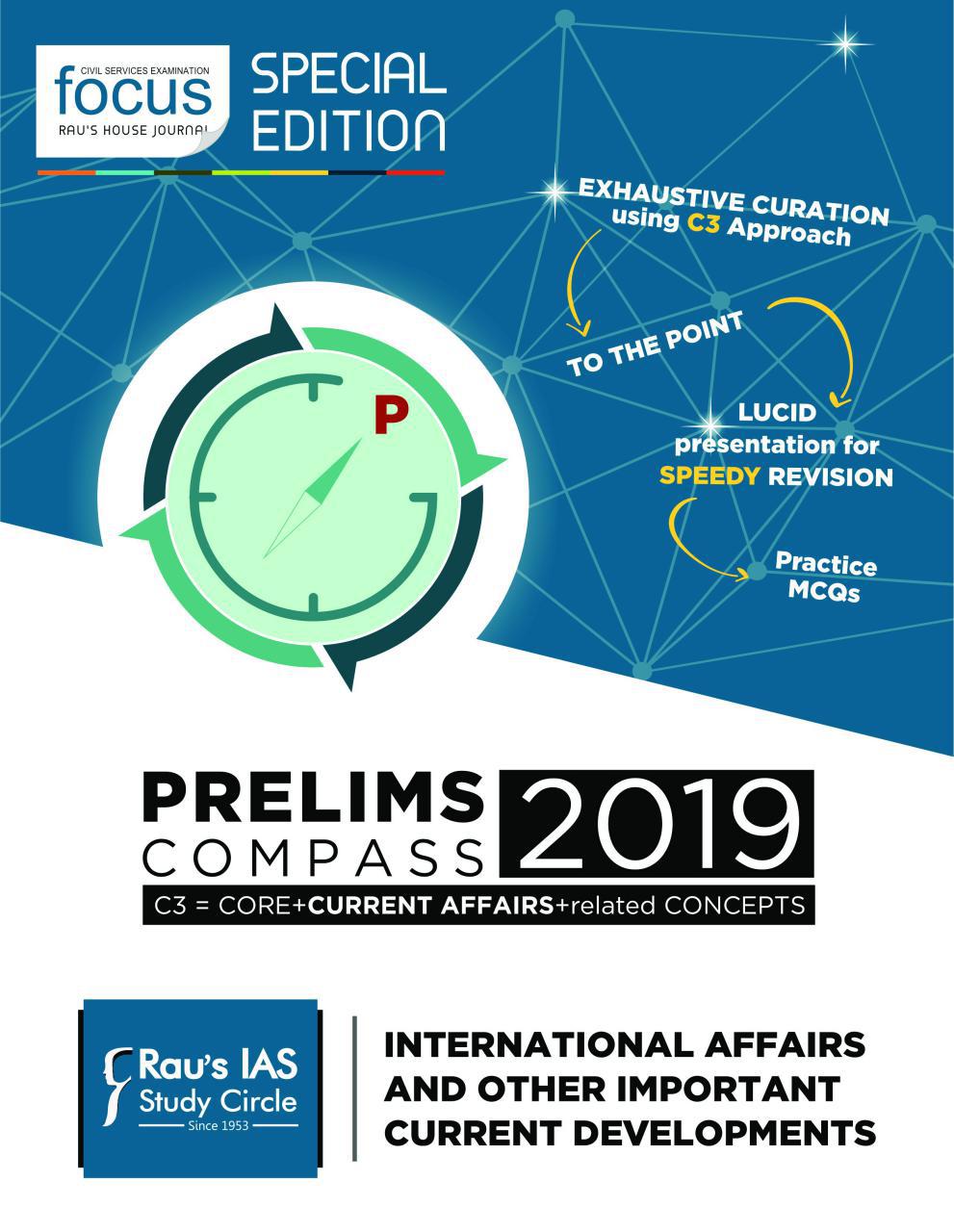 Raus IAS Prelims Compass 2019 International Affairs and Current development