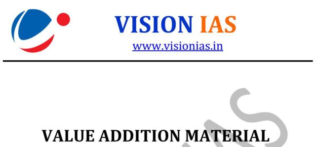 Vision IAS Value Added Material