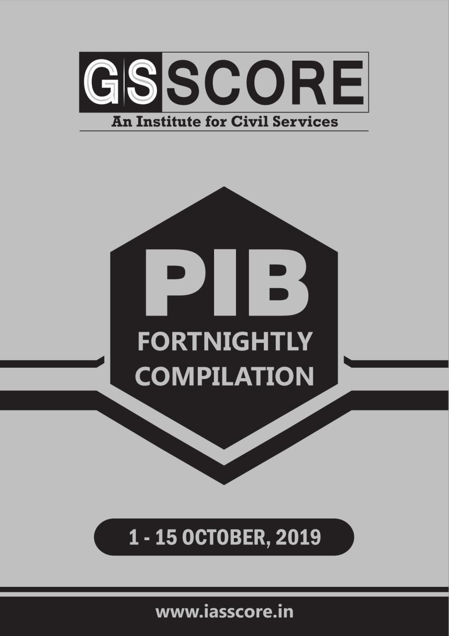 GS SCORE PIB October 2019 01-15 October PDF