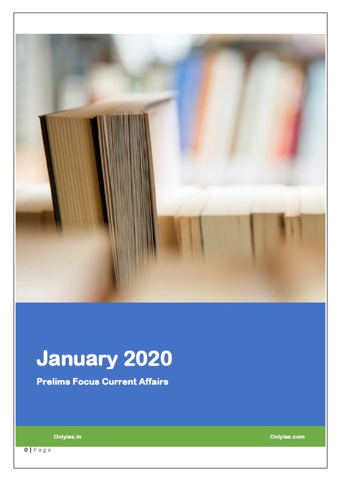 Only IAS Current Affairs January 2020 PDF