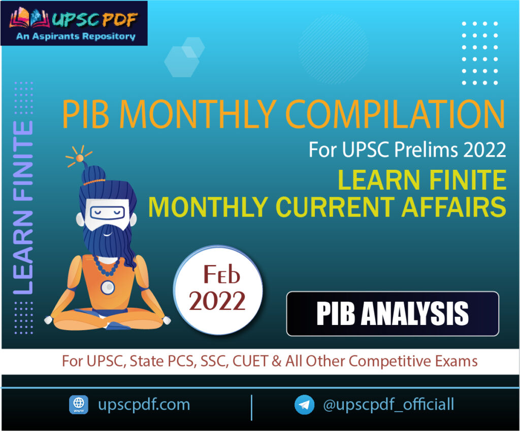 PIB Compilation FEB 2022: LEARN FINITE Monthly PIB Compilation PDF