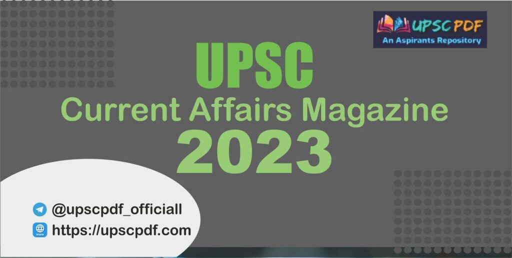 Only IAS Current Affairs Monthly Magazine November 2023 PDF