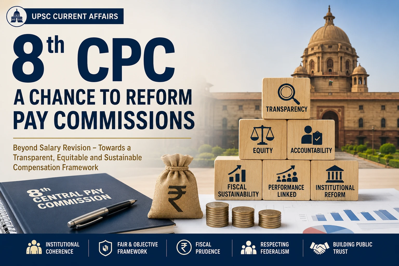 UPSCPDF Editorial Analysis | 8th Central Pay Commission Reforms