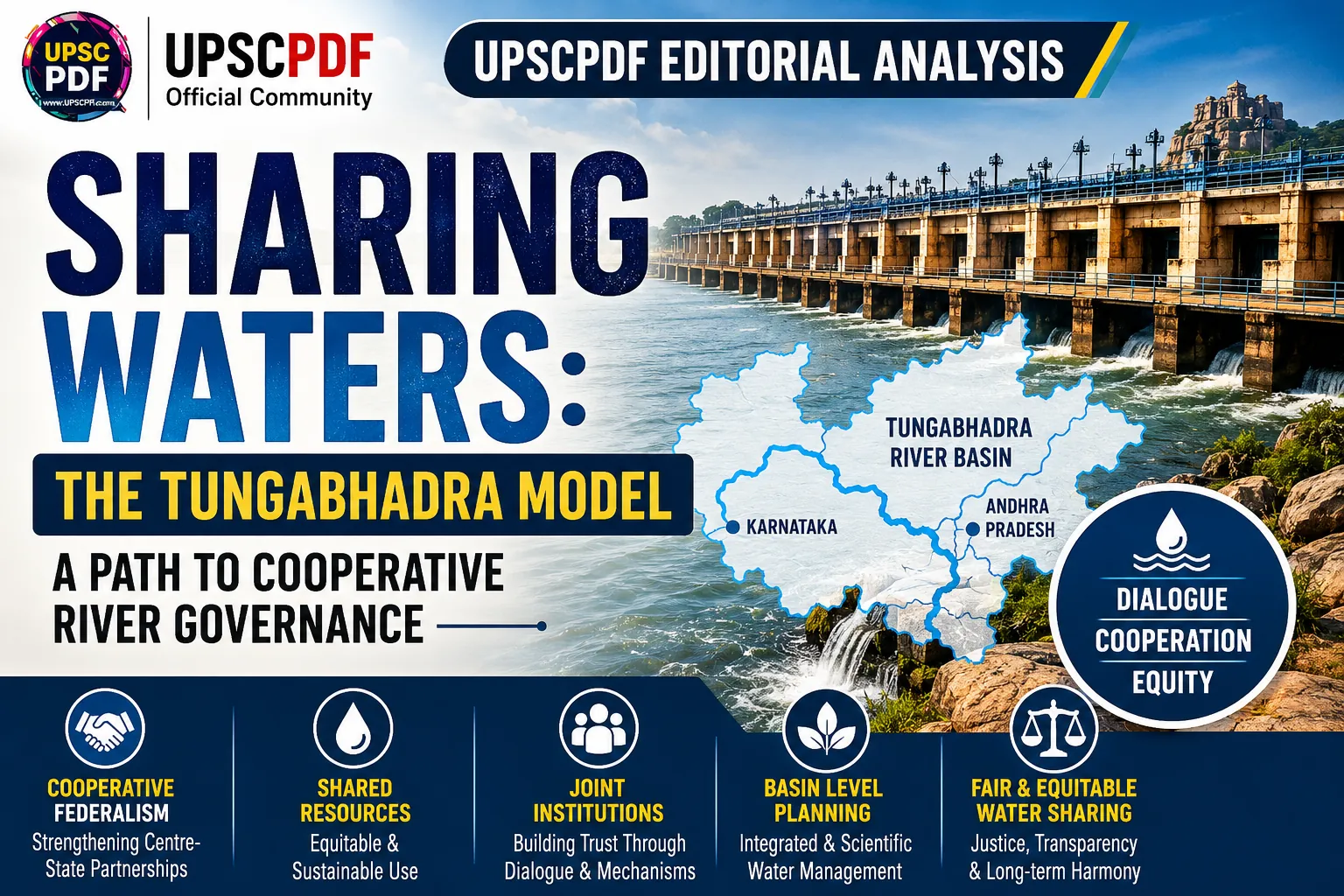 Sharing Waters: The Tungabhadra Model for Cooperative River Governance : UPSCPDF Editorial Analysis