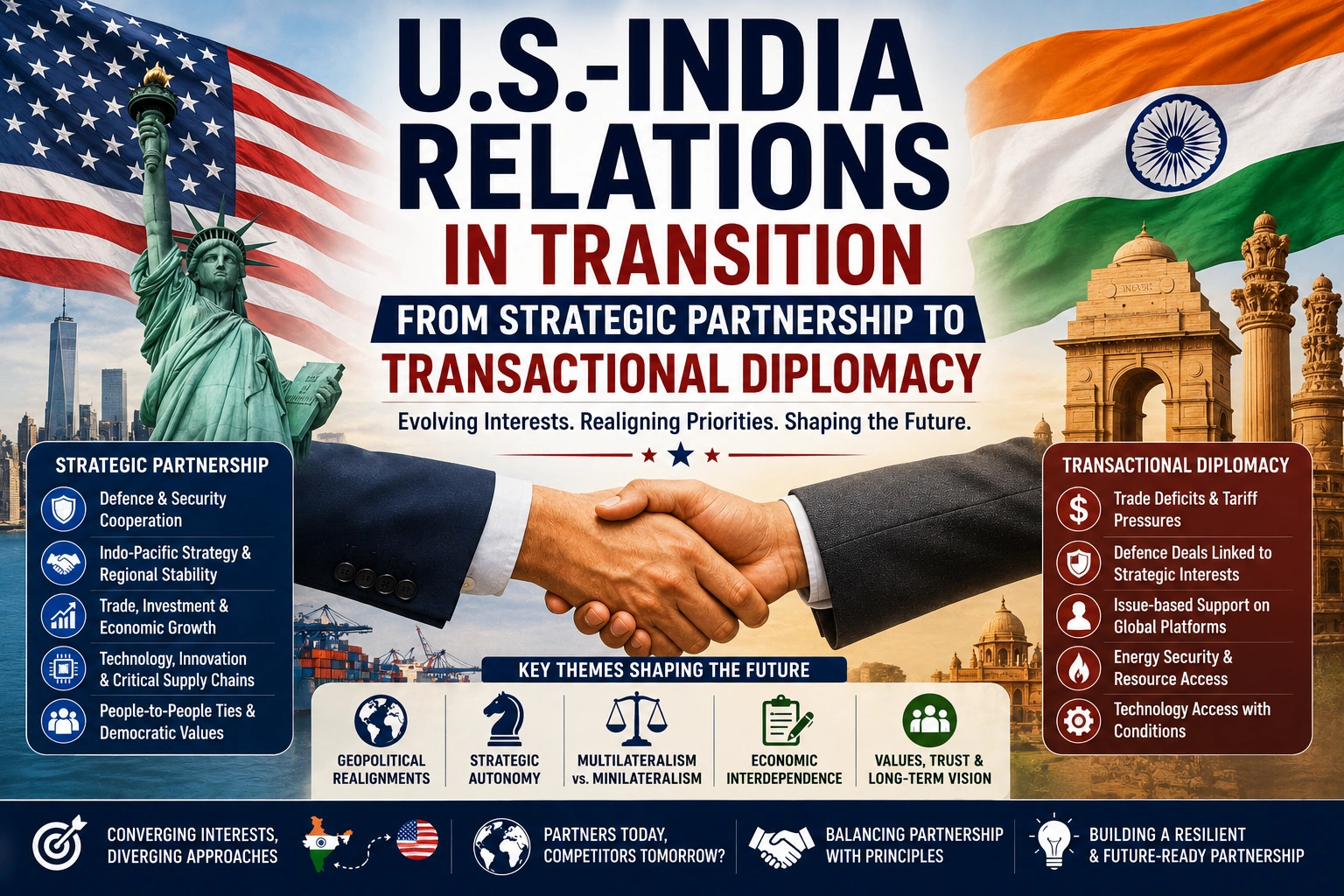 UPSCPDF Editorial Analysis | U.S.-India Relations in Transition and Transactional Diplomacy