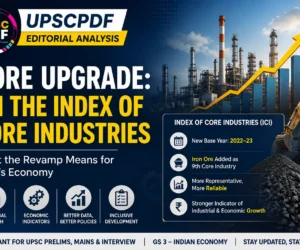 Core Industries Revamp: Why India’s New Index Matters | UPSCPDF Editorial Analysis