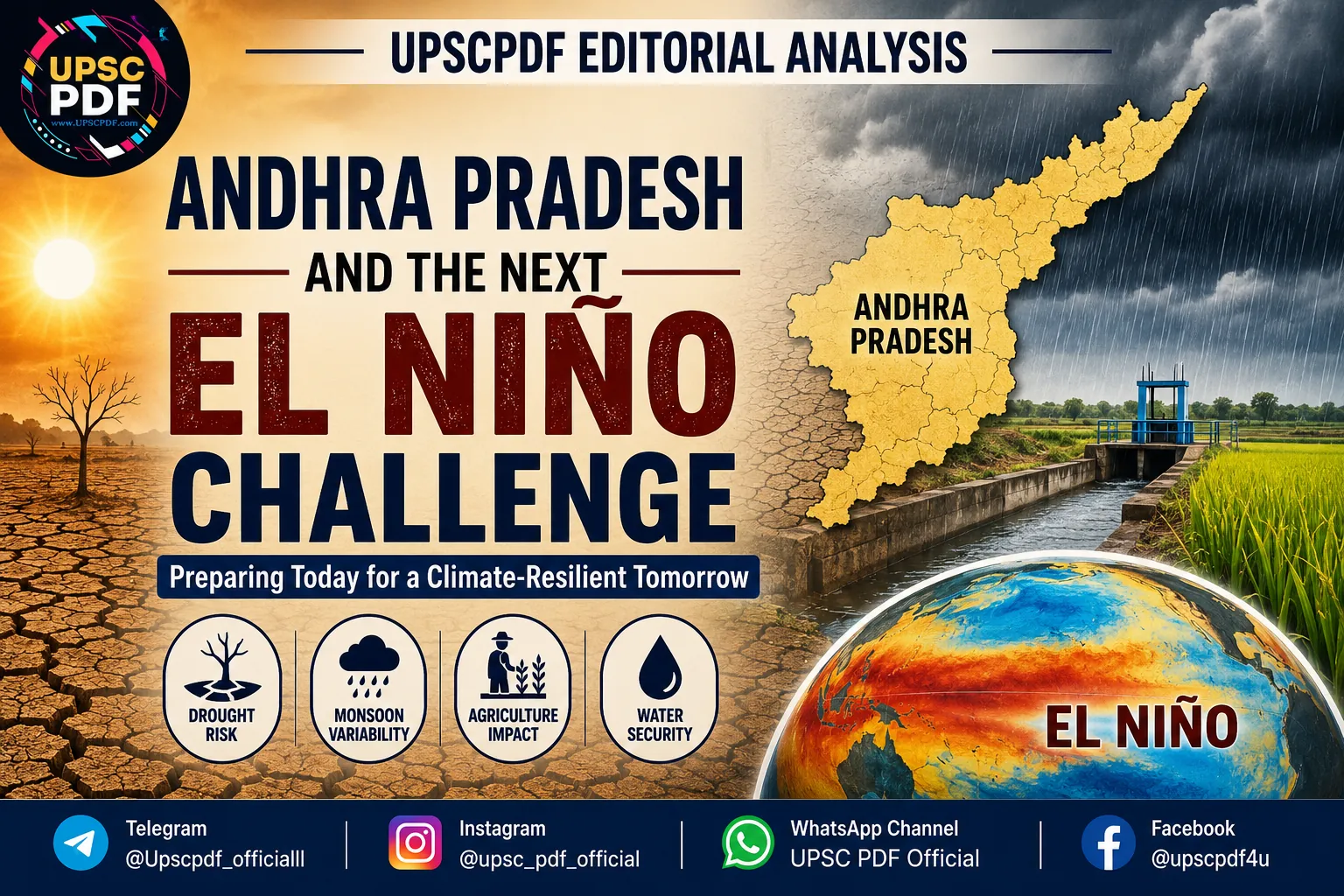 Preparing Andhra Pradesh for the Next El Niño Crisis : UPSCPDF Editorial Analysis