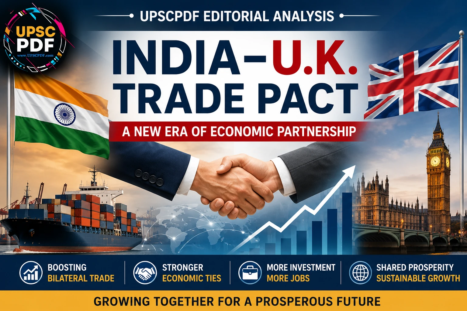 India–U.K. Trade Pact: A New Era of Economic Partnership : UPSCPDF Editorial Analysis