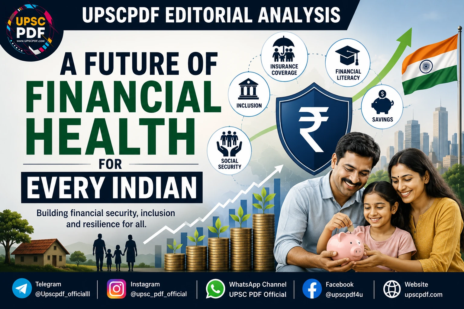 Financial Security for All: Building a Healthier Economic Future for Every Indian : UPSCPDF Editorial Analysis